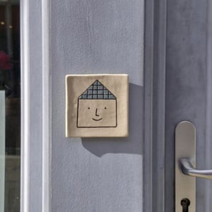 Image of La maison au sourire - plaque de maison