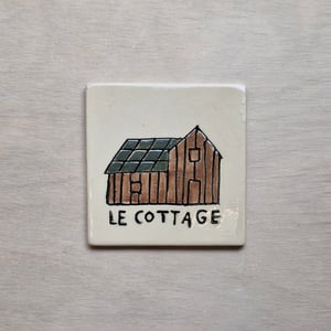 Image of La maison cottage - plaque de maison