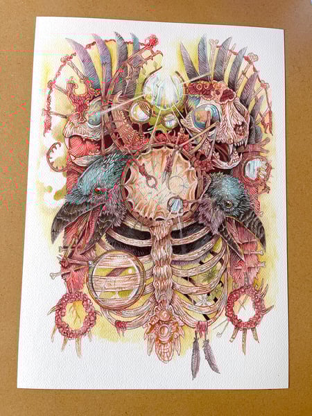 Image of Animism Orrery Giclee print 