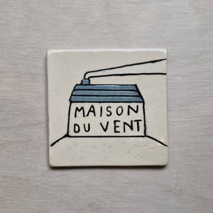 Image of La maison du vent - plaque de maison