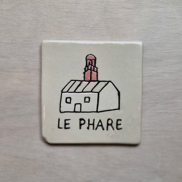 Image of La maison phare - plaque de maison