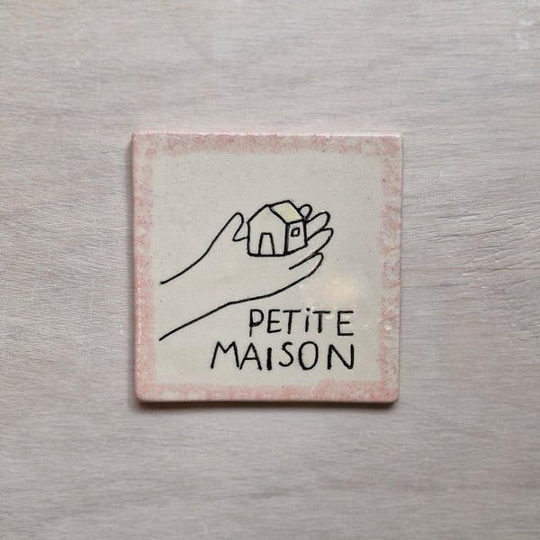 Image of La petite maison - plaque de maison