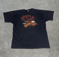 Image 1 of Vintage Harley Davidson T-shirt Eagle