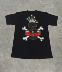 Image 2 of Vintage 00s Stussy Big S Skull T-shirt