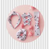 Capsule "Vichy rose fleurs"