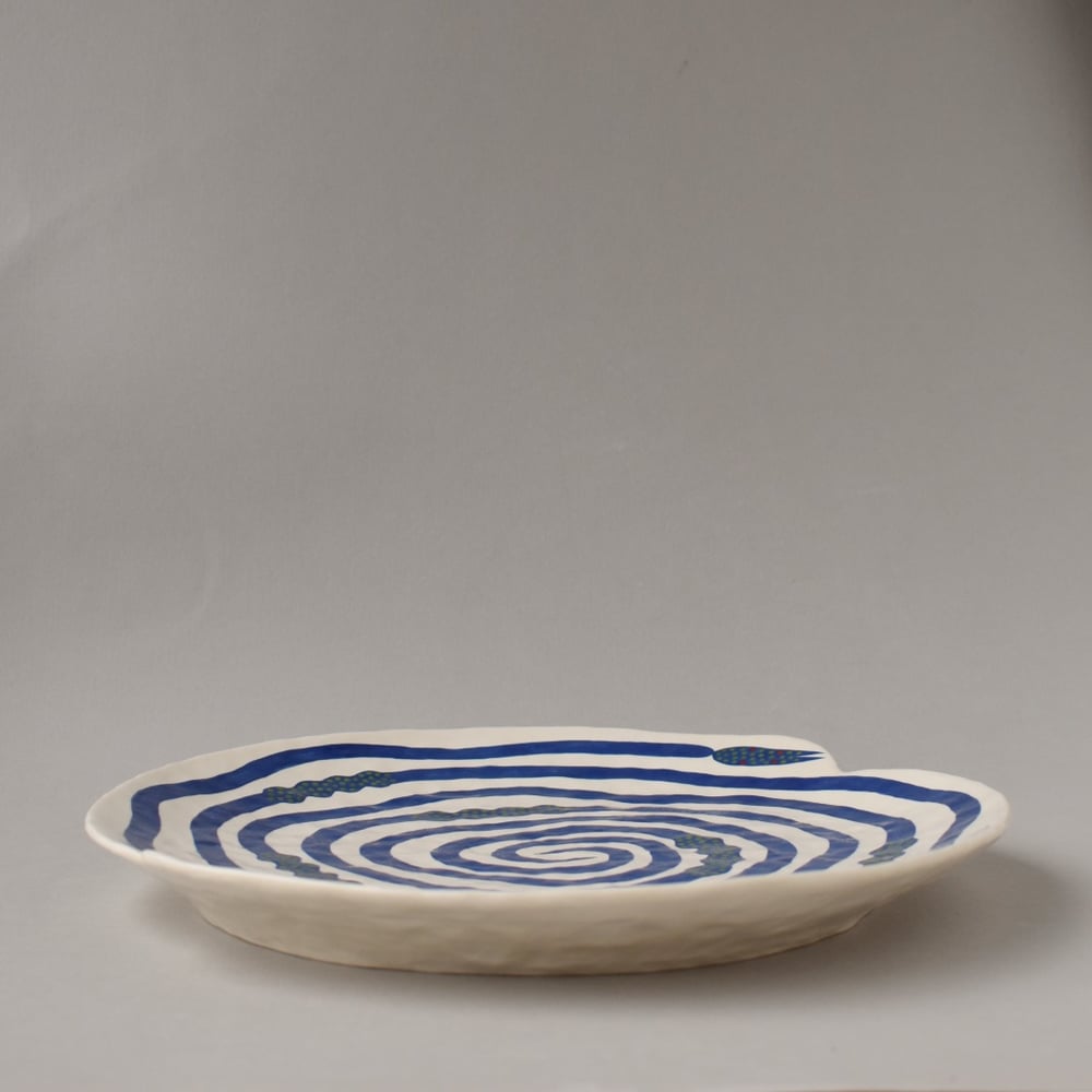 Image of Blue Snake Plate