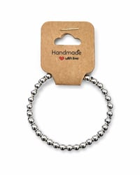 Silver Bead Bracelet