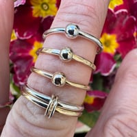 Image 1 of Make Two Sterling Silver or 14ct Gold Filled Fidget Rings