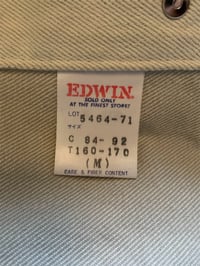 Image 3 of Vintage 90s Edwin Denim Trucker Jacket