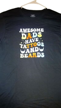 Men's Large T Shirt Perfect for Father's Day! Dads Beards and Tattoos