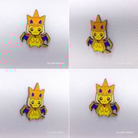 Image 3 of Poncho Pikachu Mega Charizard Y Enamel Pin