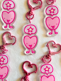 Image 2 of Playful Star and Heart Keychain 