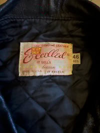 Image 3 of Vintage 1960s Excelled Leather Biker Jacket