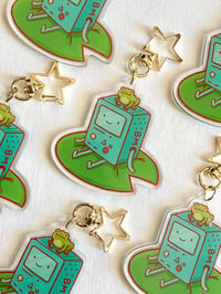 Image 1 of Video Game Frog Keychain 