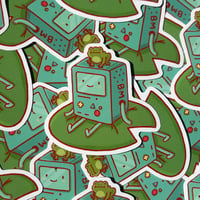 Image 2 of Video Game and Frog Sticker 
