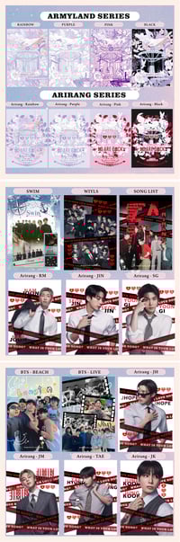 Image 2 of BTS PU card holder - Preorder