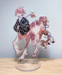 Feathered Acrylic Stand