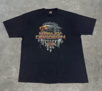 Image 1 of Vintage Harley Davidson Eagle T-shirt
