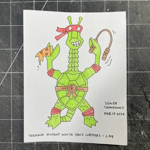 Image of Raphael of the Teenage Mutant Ninja Space Lobsters