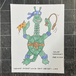 Image of Leonardo of the Teenage Mutant Ninja Space Lobsters