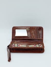 Image 17 of Syrian Leather Clutch Bags Geometric Print