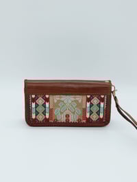 Image 18 of Syrian Leather Clutch Bags Geometric Print