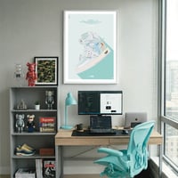 Image 2 of Sneaker Poster Air Jordan 1x V.A.A. “Alaska” (2026)