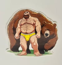 Image 2 of Grizzly bear sticker