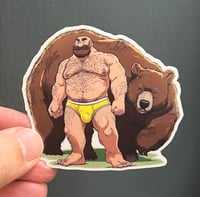 Image 1 of Grizzly bear sticker
