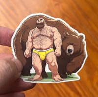 Image 3 of Grizzly bear sticker
