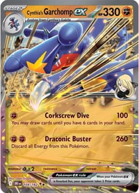 Cynthia's Garchomp ex - 104/182 - SV10: Destined Rivals - Near Mint