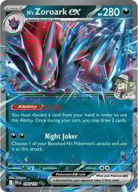 N's Zoroark ex - 098/159 - SV09: Journey Together - Near Mint