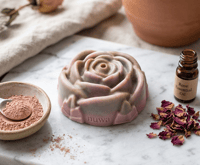 Savon visage à l'argile rose (Vegan)