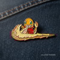 Image 1 of Charmander Ember Swoosh Enamel Pin