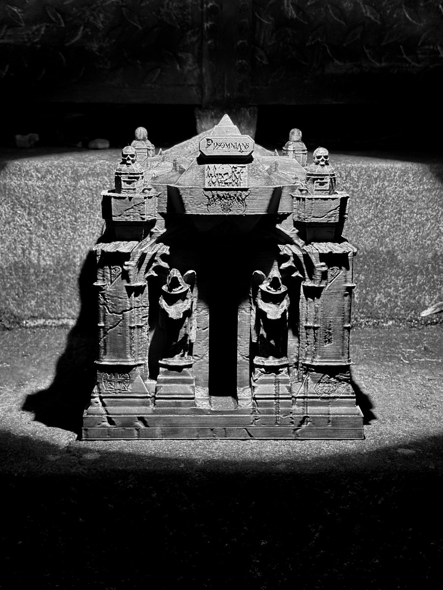 Image of DYSOMNIANS MAUSOLEUM 3D TAPE-RACK BOX - VXLKNBRVCH X BABYLON MAYNE 