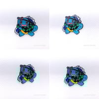 Image 3 of Samurai Squirtle Enamel Pin