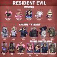Image 1 of (PRE-ORDER) Resident Evil (Prints, Photocards, Stickers, and Charms)