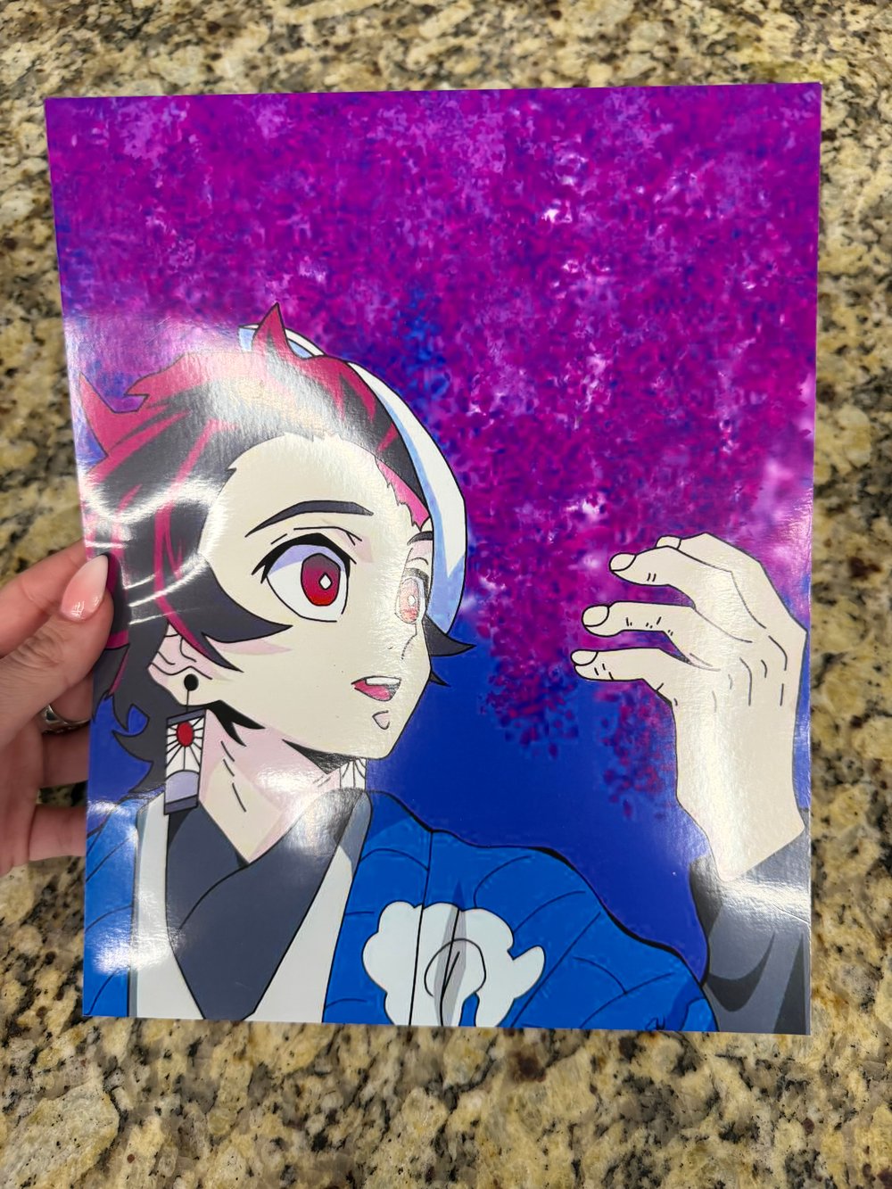 Image of Demon Wisteria Print 