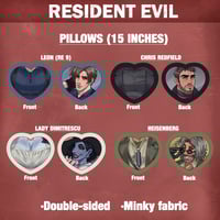 Image 1 of (PRE-ORDER) Resident Evil (Pillows)