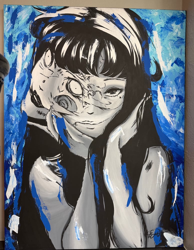 Image of Splitting Away from Myself Original Painting 