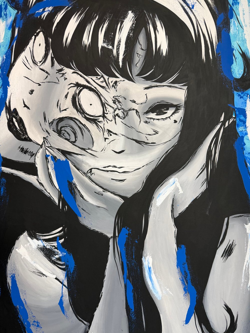 Image of Splitting Away from Myself Original Painting 