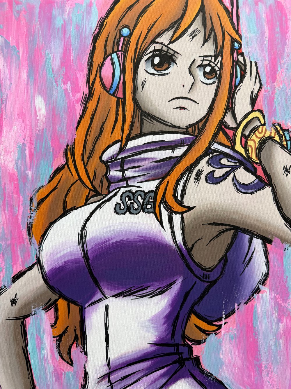 Image of Cat Burglar Original Painting 