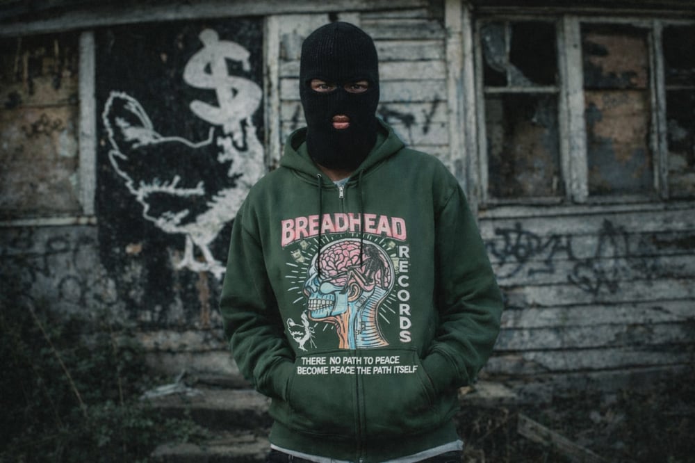 Image of Green BreadHead Records Hoodie