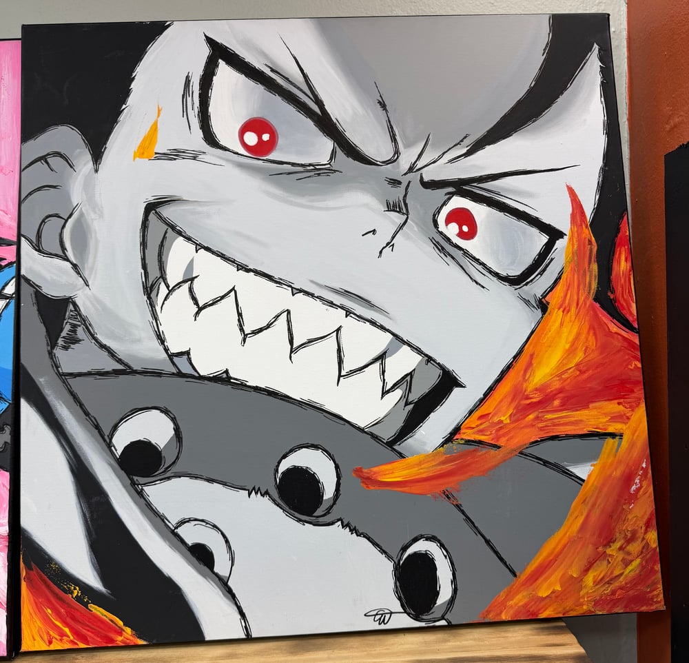 Image of The Devil Original Painting 