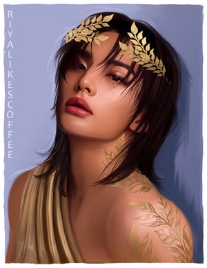 "Midas" Art Print With Gold Foil Details 8.5 x 11