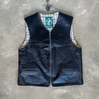 Image 1 of Vintage Italian Leather Vest