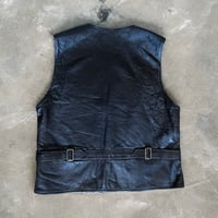 Image 2 of Vintage Italian Leather Vest