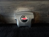 Image 1 of Silverado /TBSS Steering wheel emblem logo -Red Bowtie V2