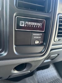 Image 1 of Silverado/Suv Dash emblem GM Performance