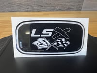 Image 1 of Cab Emblems- PAIR (2) -LSx- White colorway